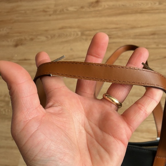 RALPH LAUREN GENUINE LEATHER SHOULDER BAG - Picture 17 of 17